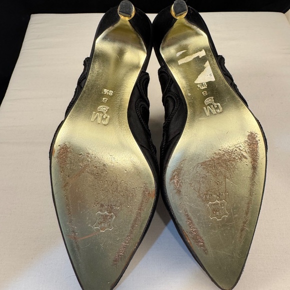 Claudio Merazzi High Mules in Black - Picture 5 of 5